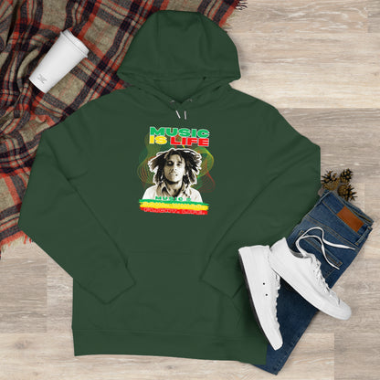 Music Is Life King Hooded Sweatshirt | Perfect for music lovers