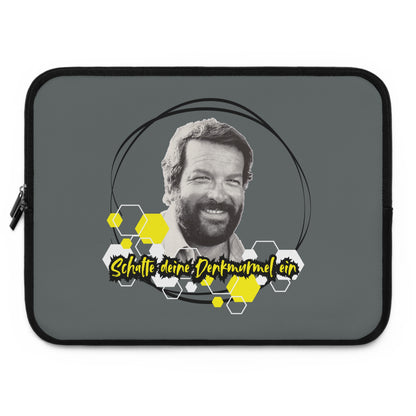 Laptop Sleeve - "Schalte deine Denkmurmel an" Bud Spencer Laptoptasche