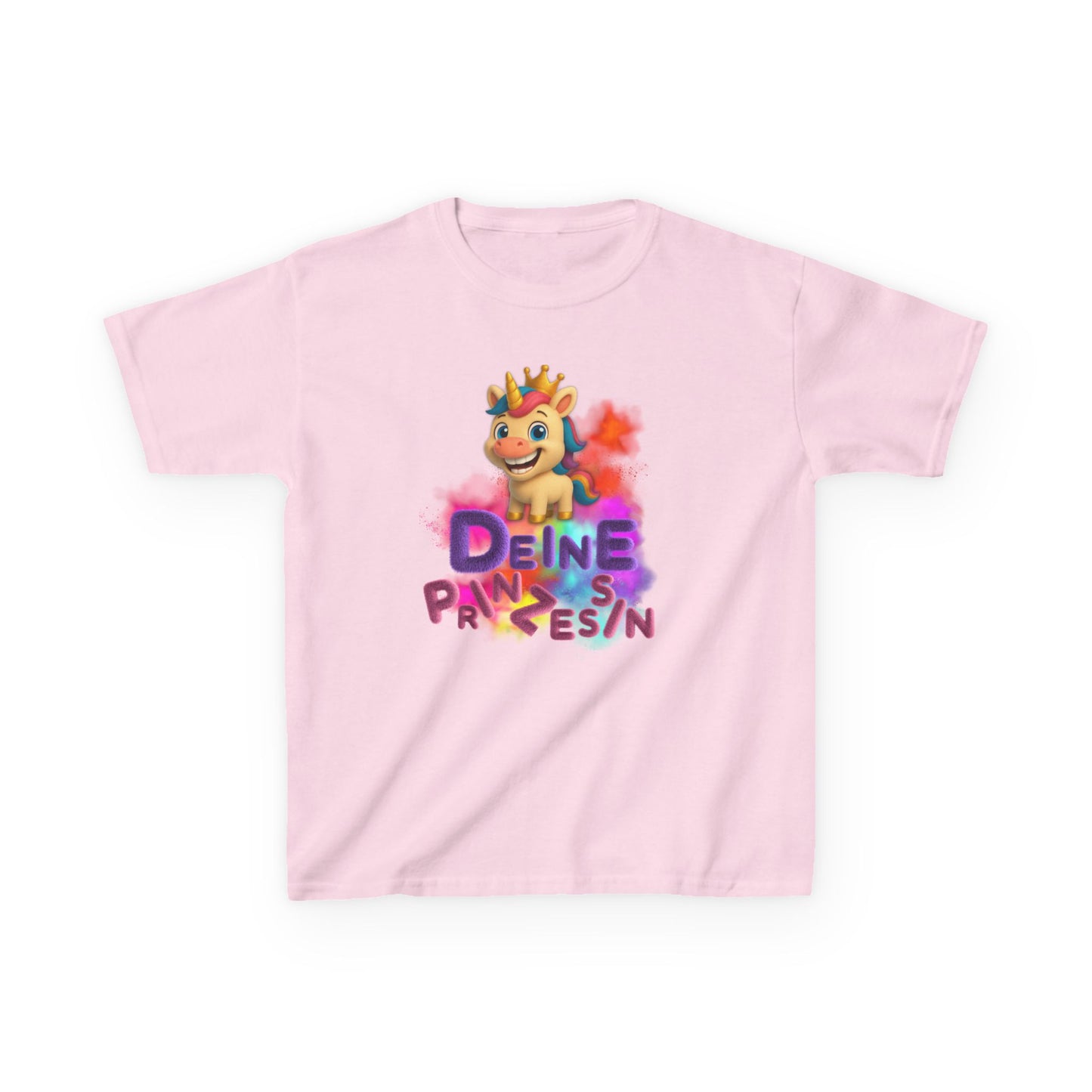 Colorful Kids Tee - “Your Princess” Design - Fun &amp; Playful Shirt for Young Royalty