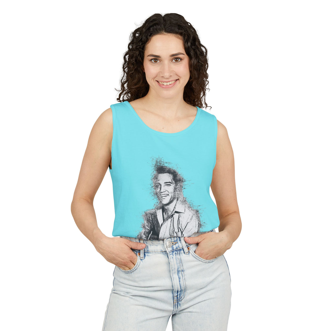 Tank Top - Elvis Presley Inspired Vintage Design
