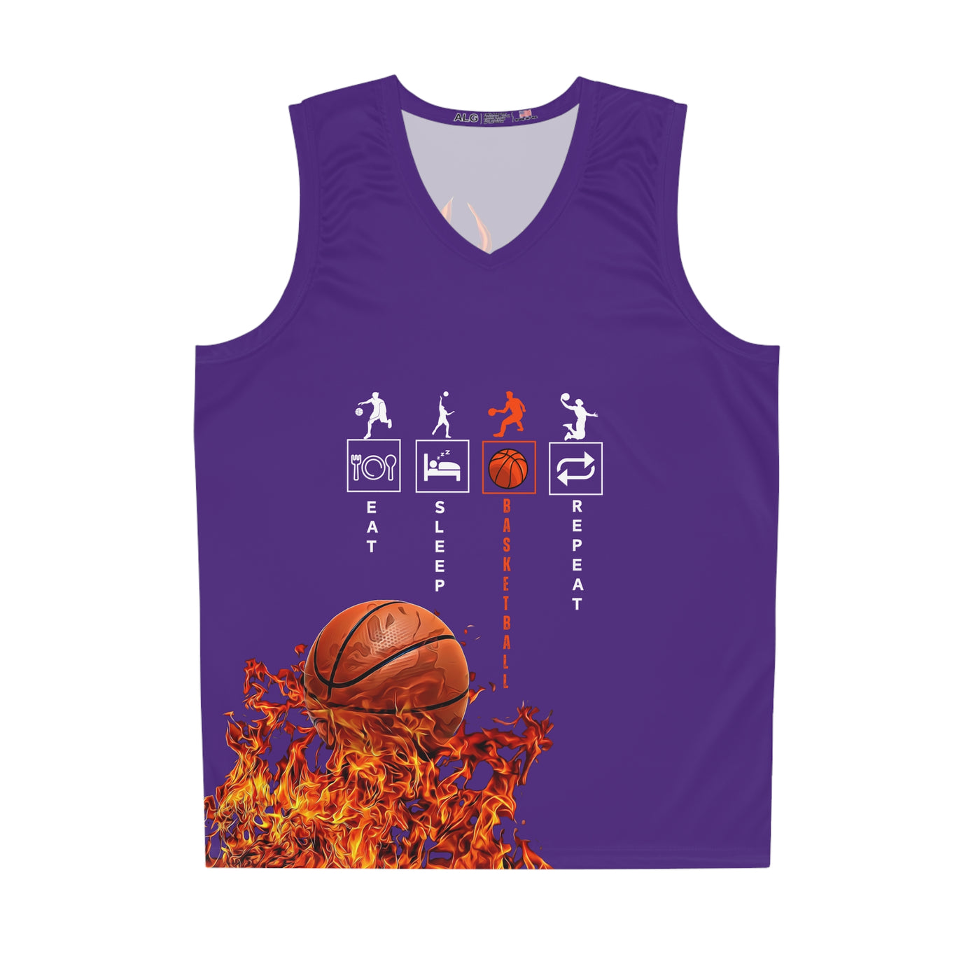 East sleep Basketball repeat - Dynamic Basketball Jersey | Sports Fan Apparel, Activewear,