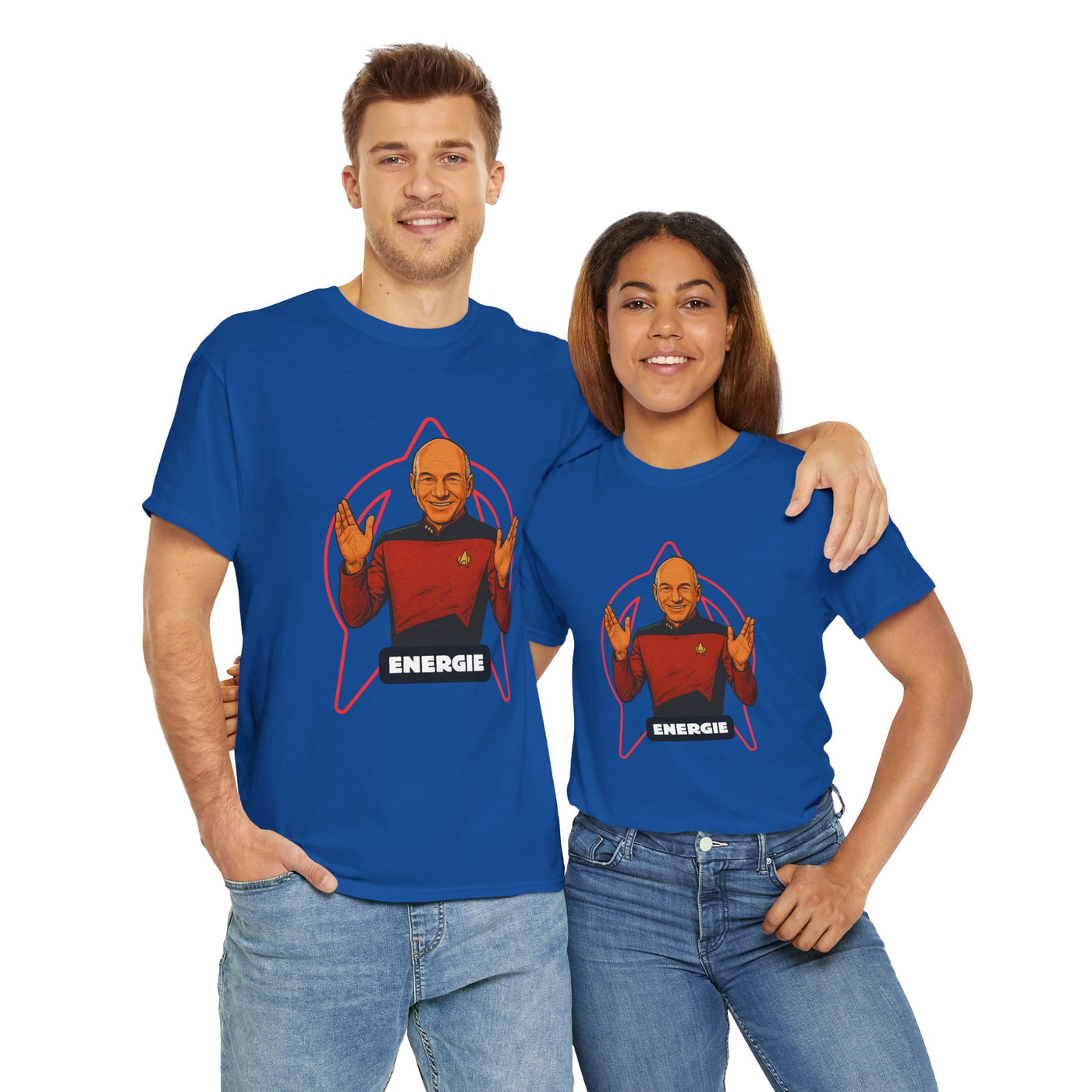 Energie Unisex Heavy Cotton Tee - Perfect for Sci-Fi Fans and Casual Wear