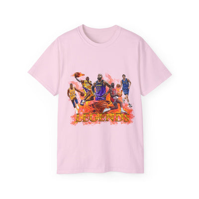 Basketball Legends, Cool Sports Shirt, Unisex Cotton T-Shirt