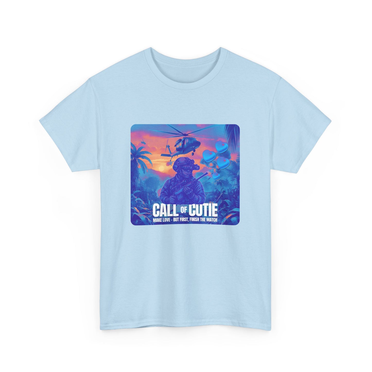 Retro Call of Cutie Unisex Oversized Boxy Tee - Chill Vibes for Game Lovers 