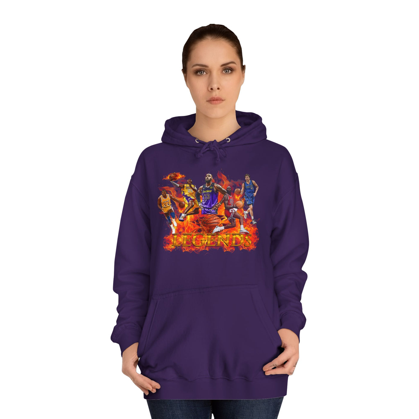 Unisex Sports Hoodie, Legends of Basketball