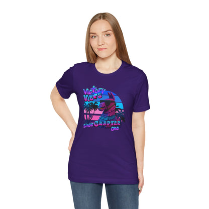 Retro Fortnite Vibe Unisex Short Sleeve Tee - 'Victory' Chapter One Graphic