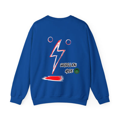 Rebellion Mode on Sweatshirt unisex
