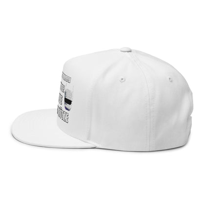 Flat Bill Cap with Fun Embroidery  R2D2 - Cro - & ICH