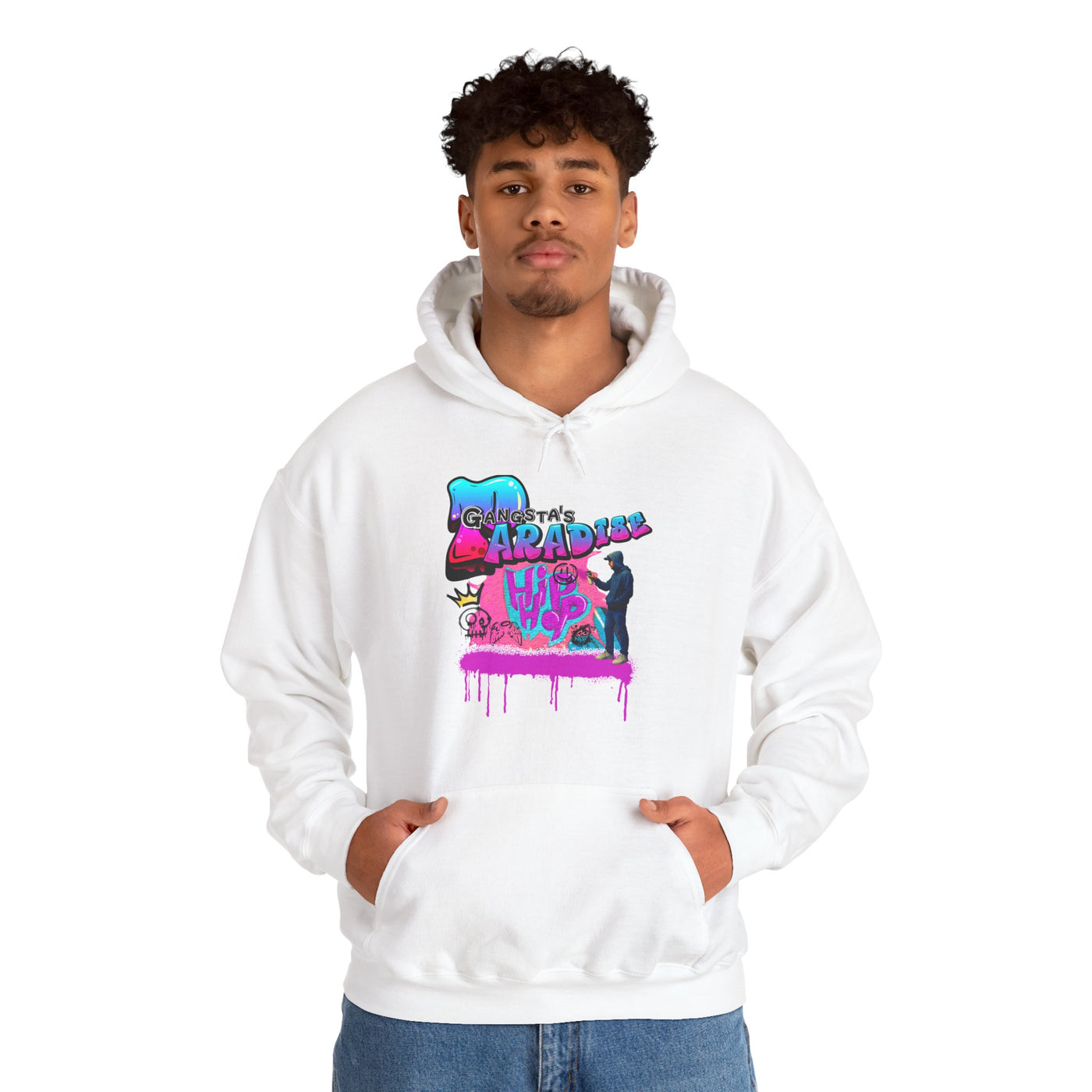 Hoodie Hip Hop Graffiti Design