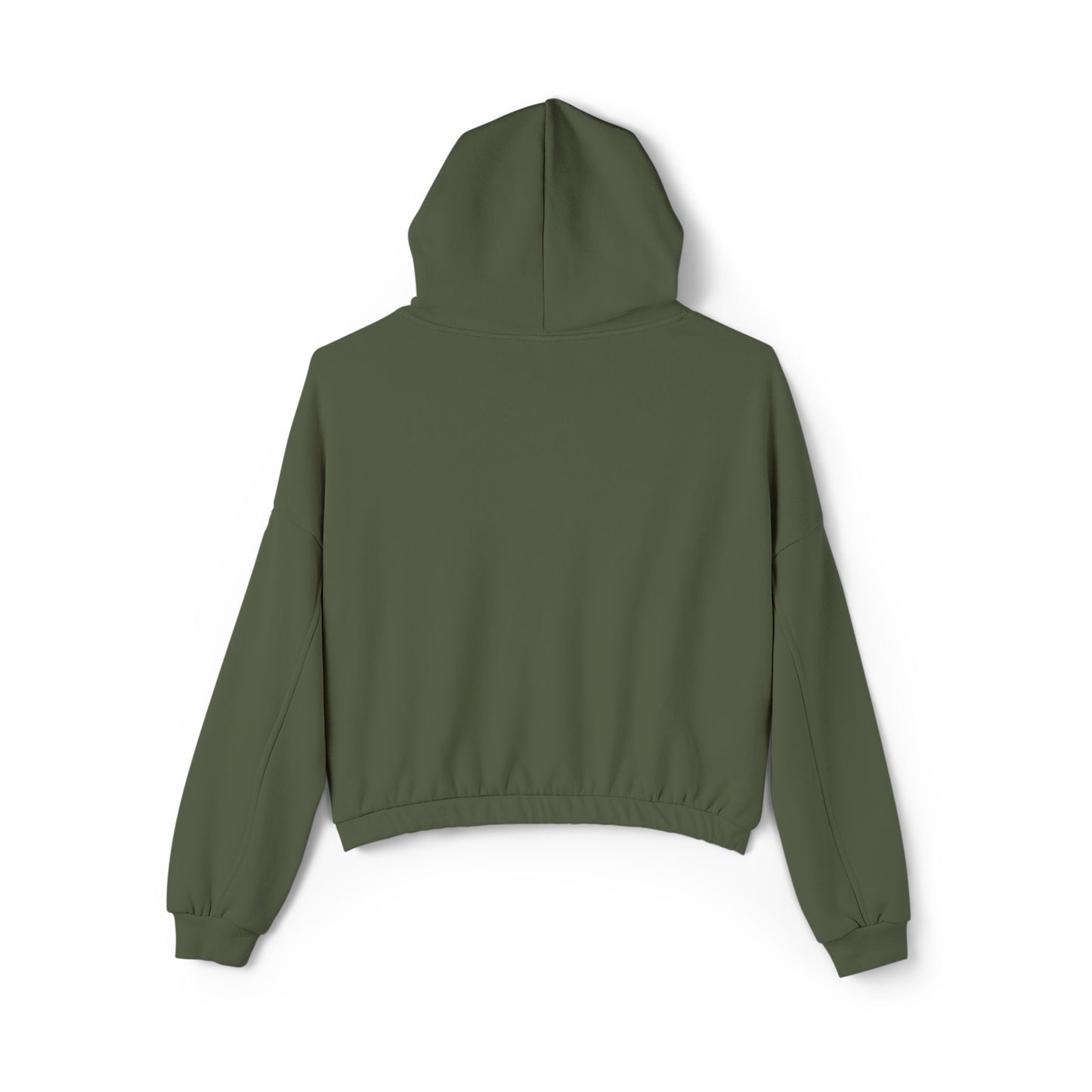 Women's Cinched Bottom Hoodie - 'Born to Vibe, Made to Roar' Design