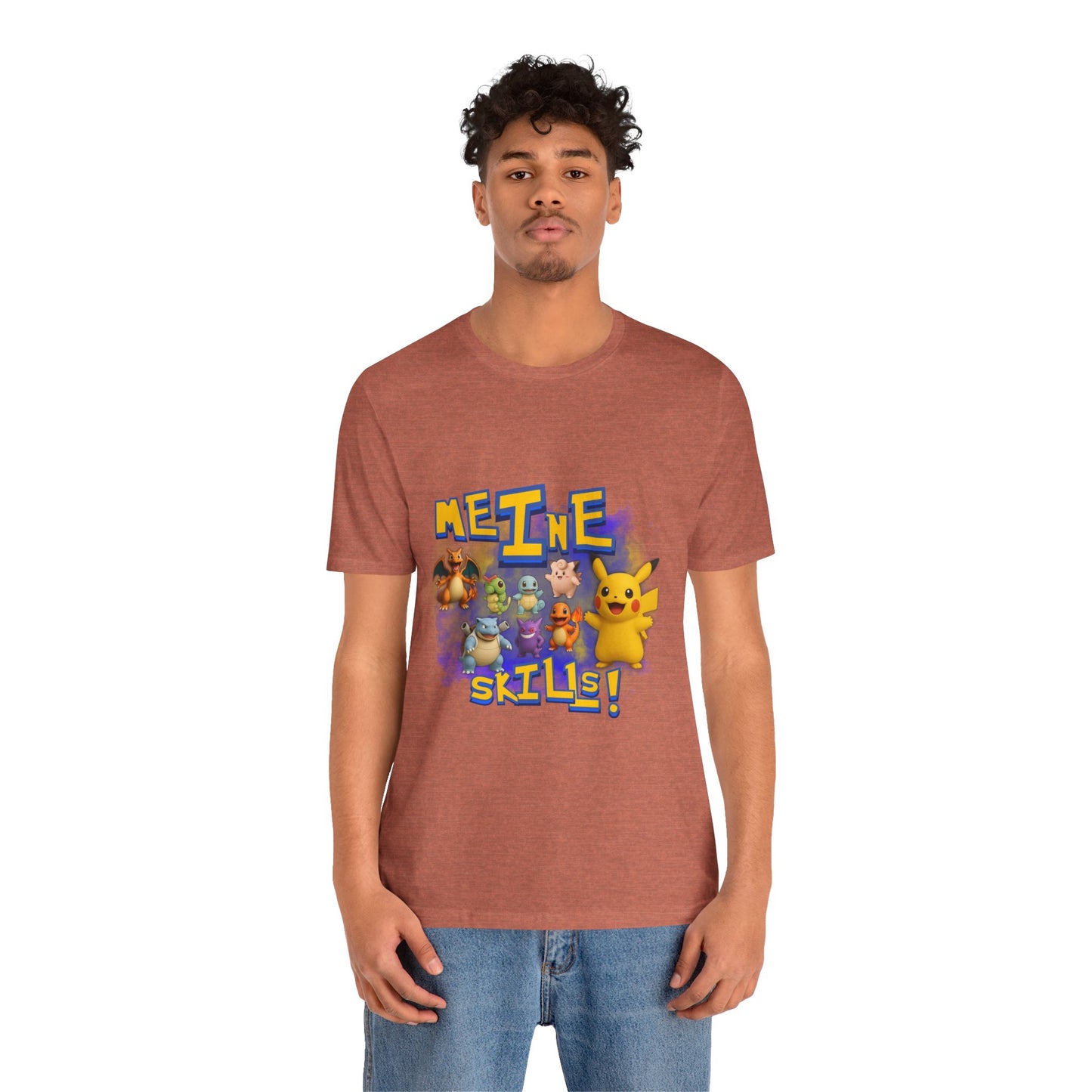 Pokemon Skills Unisex Tee, Fun Casual Shirt