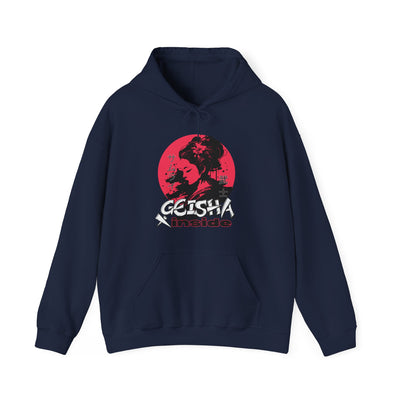 "Geisha Inside"Fleece Hoodie, Cozy