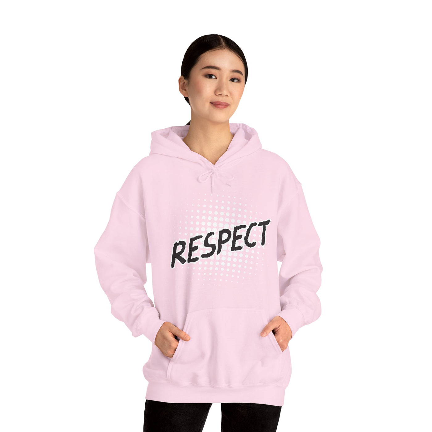 Respect Unisex Hooded Sweatshirt, Streetwear Hoodie