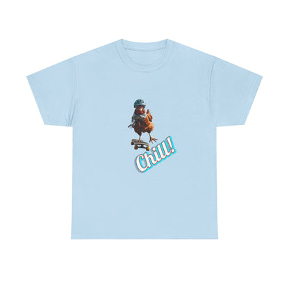 Chill Skateboarding Chicken Shirt