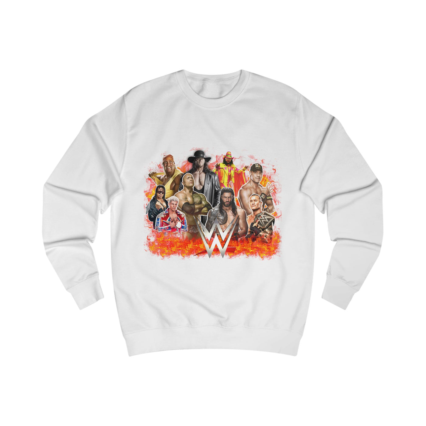 Wrestling Fan Sweatshirt, WWE Themed Apparel, Unisex, WWE