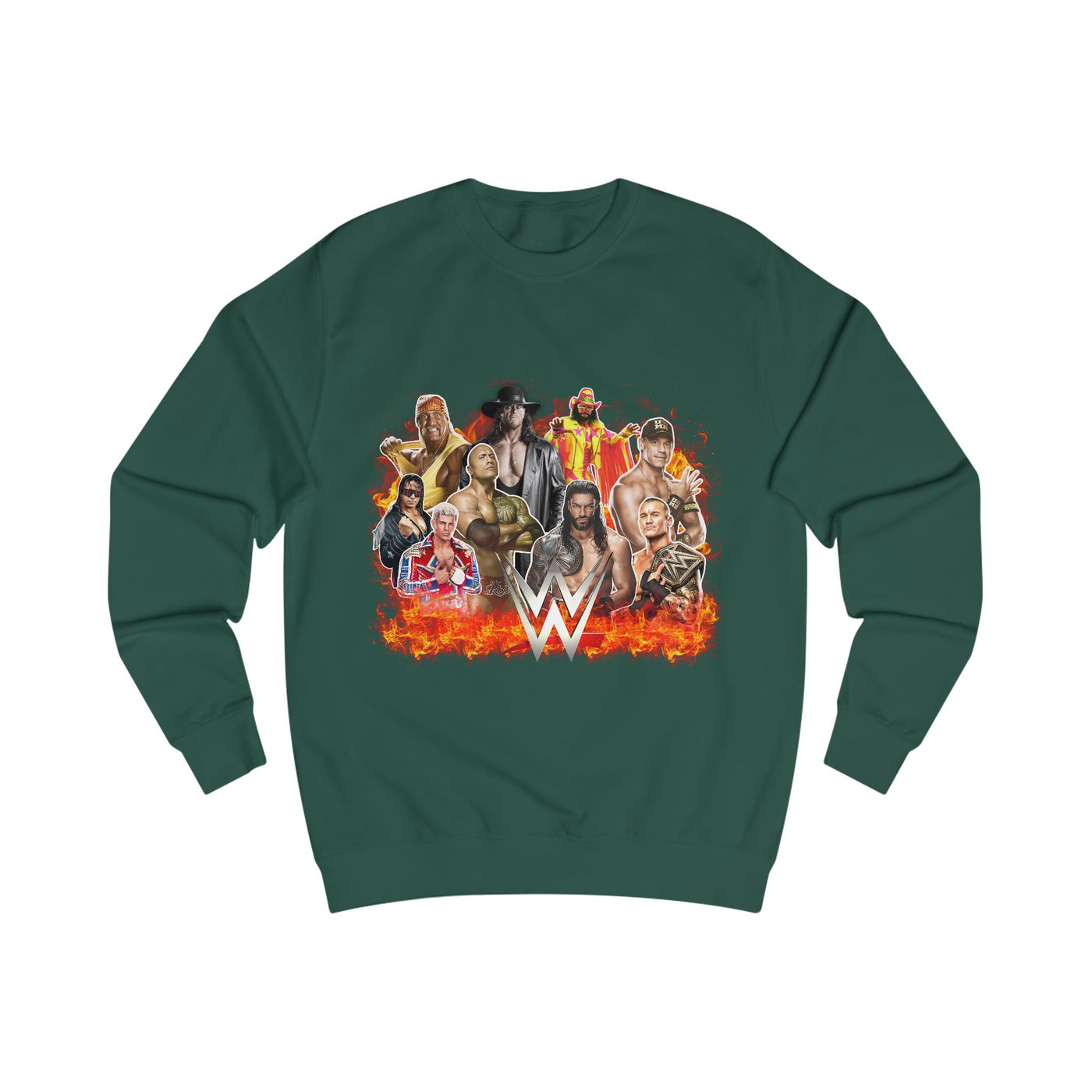 Wrestling Fan Sweatshirt, WWE Themed Apparel, Unisex, WWE
