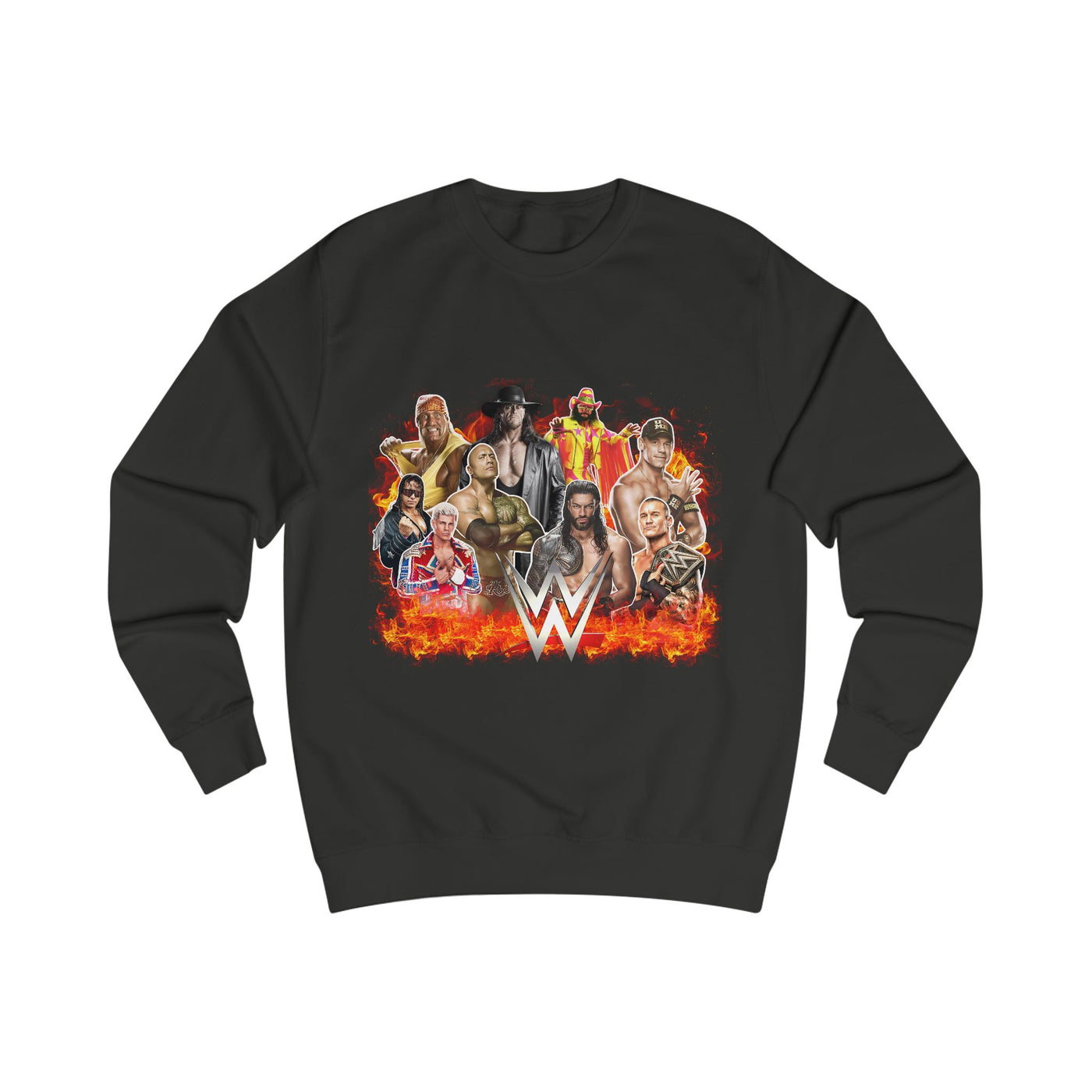 Wrestling Fan Sweatshirt, WWE Themed Apparel, Unisex, WWE