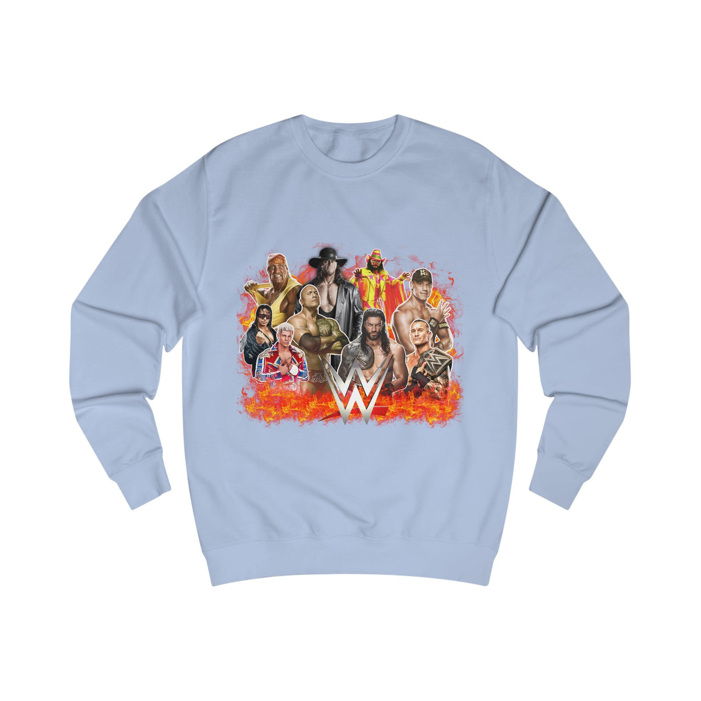 Wrestling Fan Sweatshirt, WWE Themed Apparel, Unisex, WWE