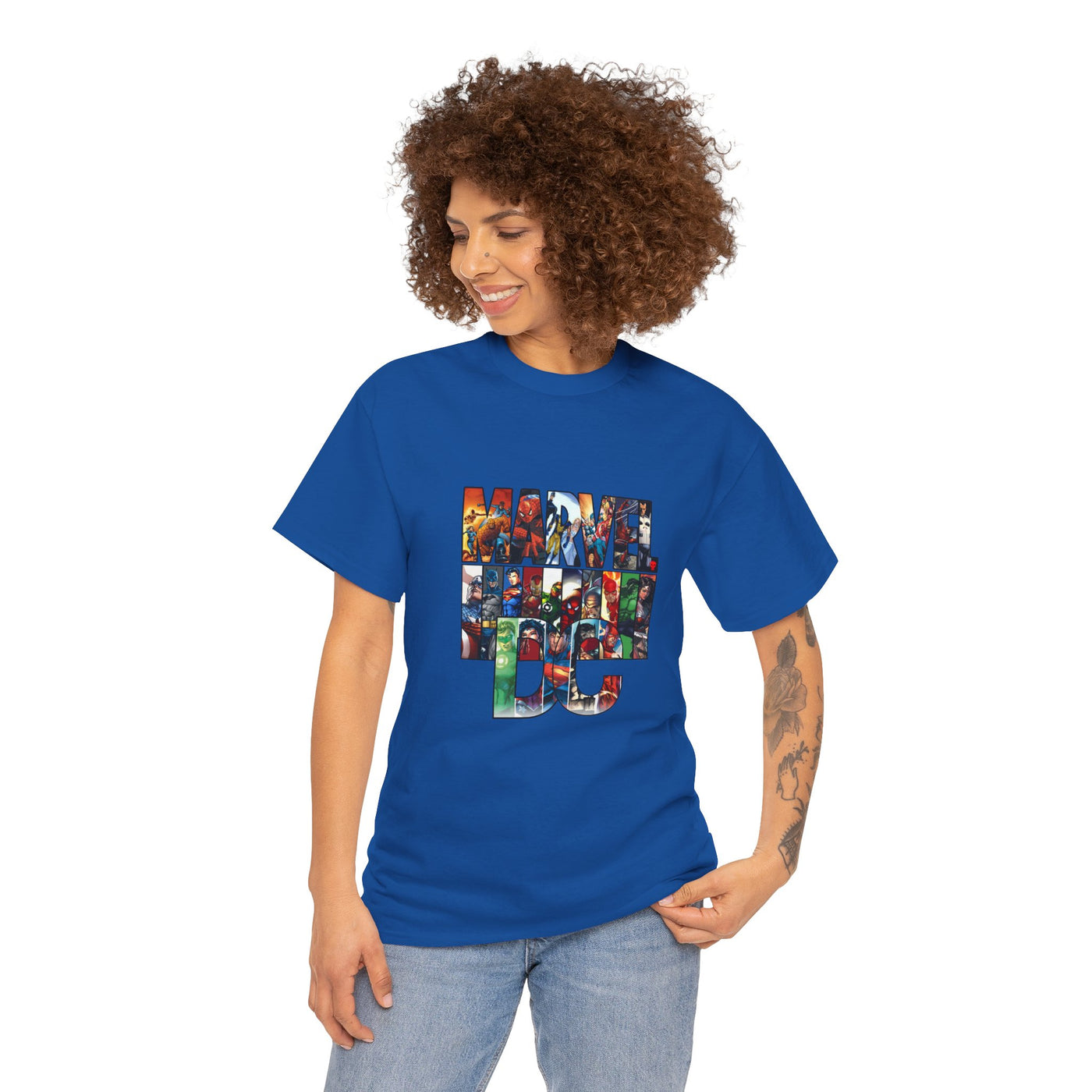 Marvel vs. DC Graphic Unisex T-Shirt, Superhero