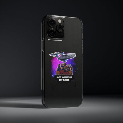 Galaxy-Inspired Soft Phone Case - Not Without My Gang, Star Trek Lovers Handyhülle