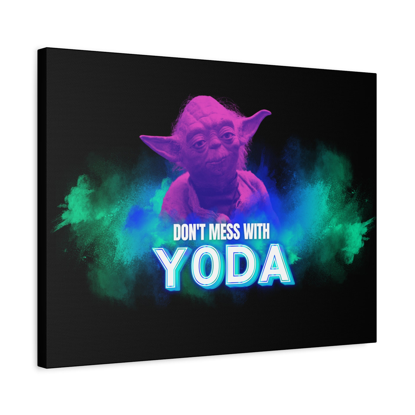 Inspirational Yoda Canvas Art - Modern Wall Decor for Star Wars Fans