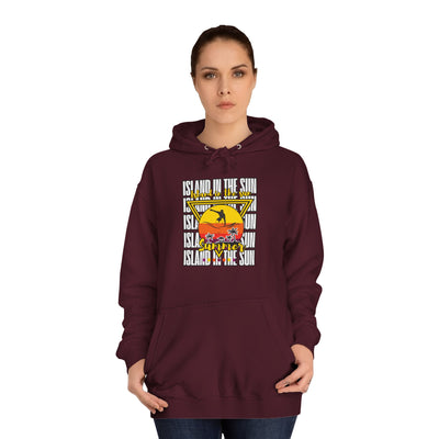 Vibrant College Spirit Hoodie, Unisex College Hoodie