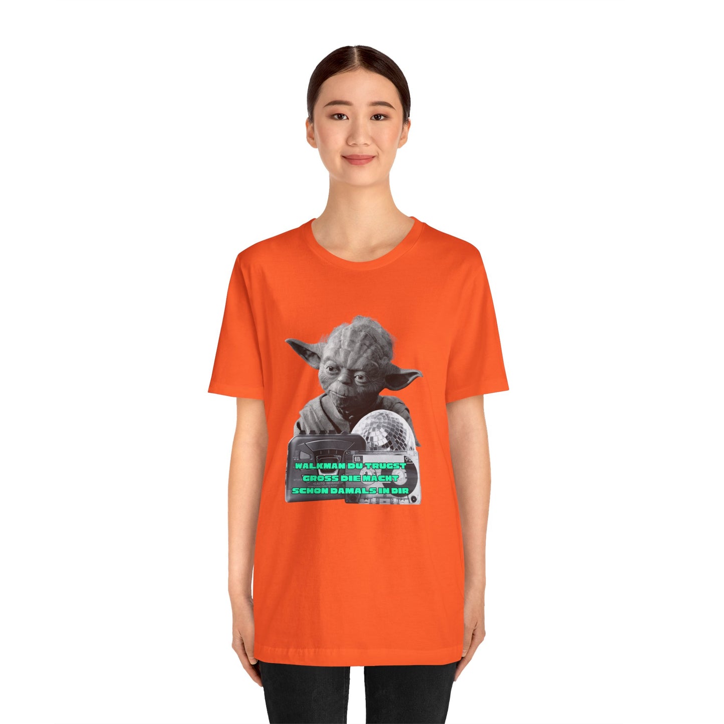 Funny Yoda Quote Unisex Tee - Walkman du kennst - erfahren du bist starwars