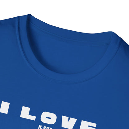 Minimalist Red Graphic Unisex T-Shirt - I love my wife