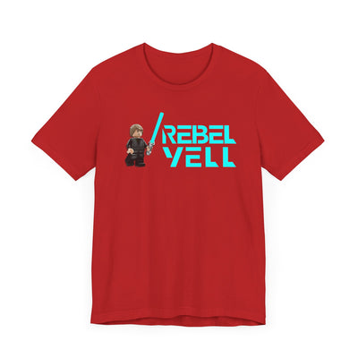 Cool Rebel Yell Luke Skywalker Unisex Jersey Tee - Short Sleeve Graphic T-Shirt for Fans