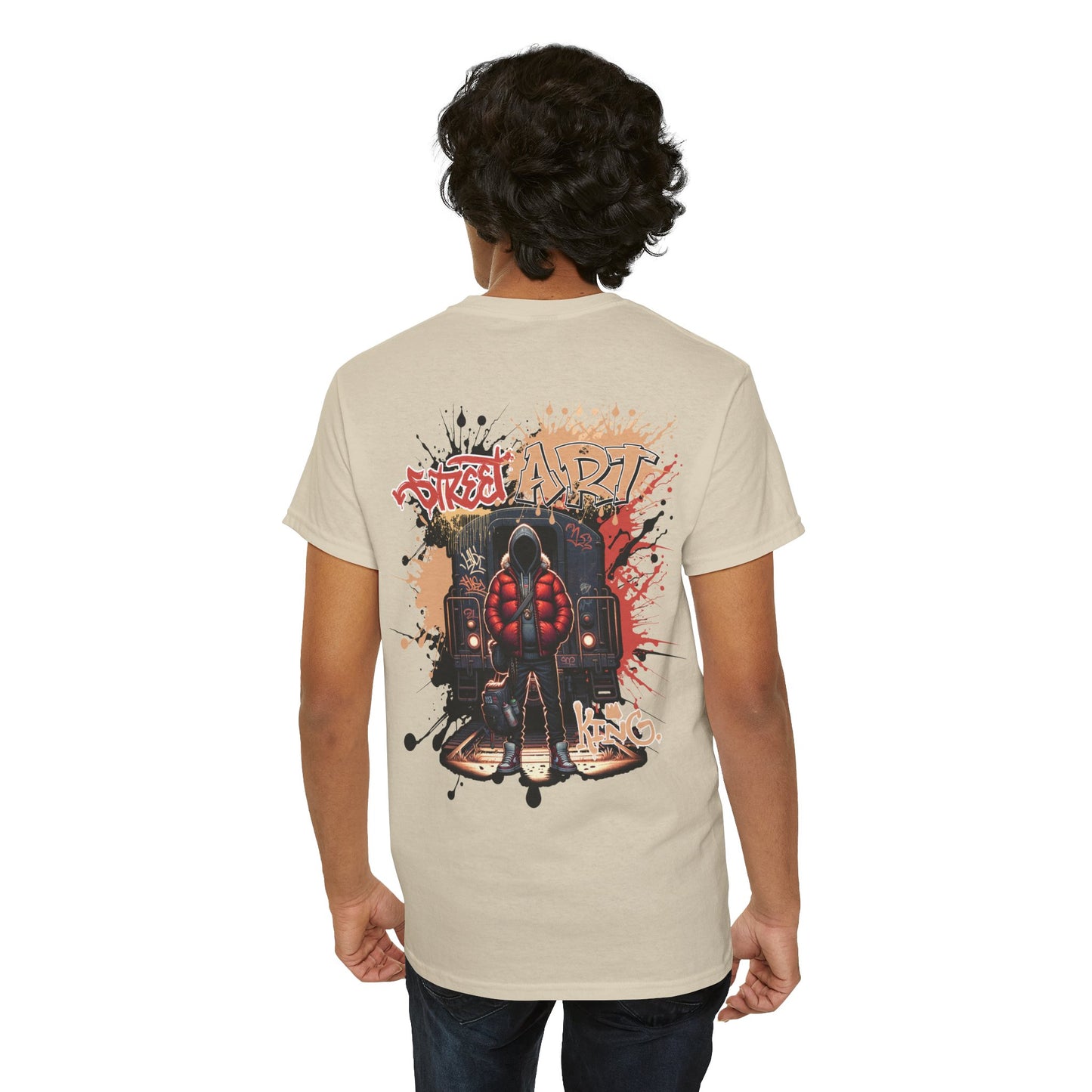 Urban Street Art Tee, Graphic T-Shirt, Casual Wear, Artistic Gift, Street Style Top, Hip-Hop Fashion Shirt Unisex - Graffiti