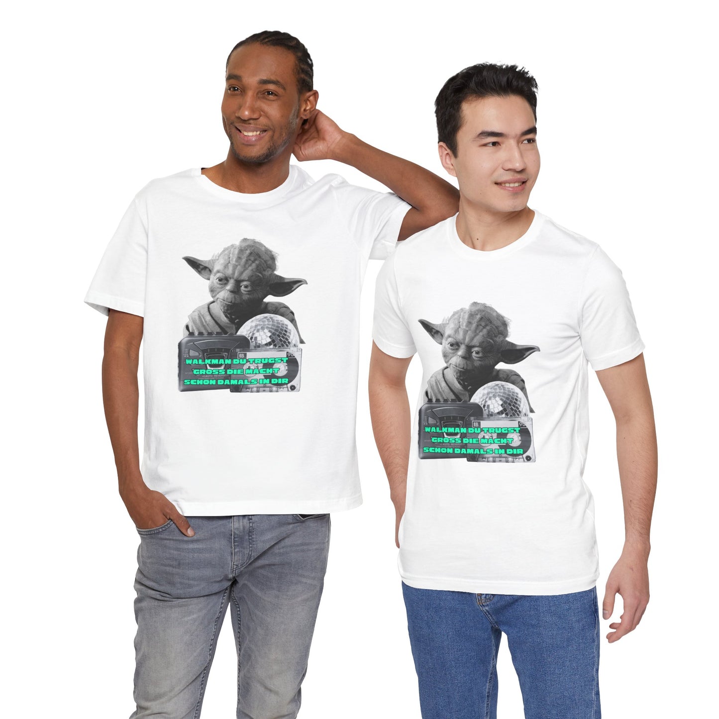 Funny Yoda Quote Unisex Tee - Walkman du kennst - erfahren du bist starwars