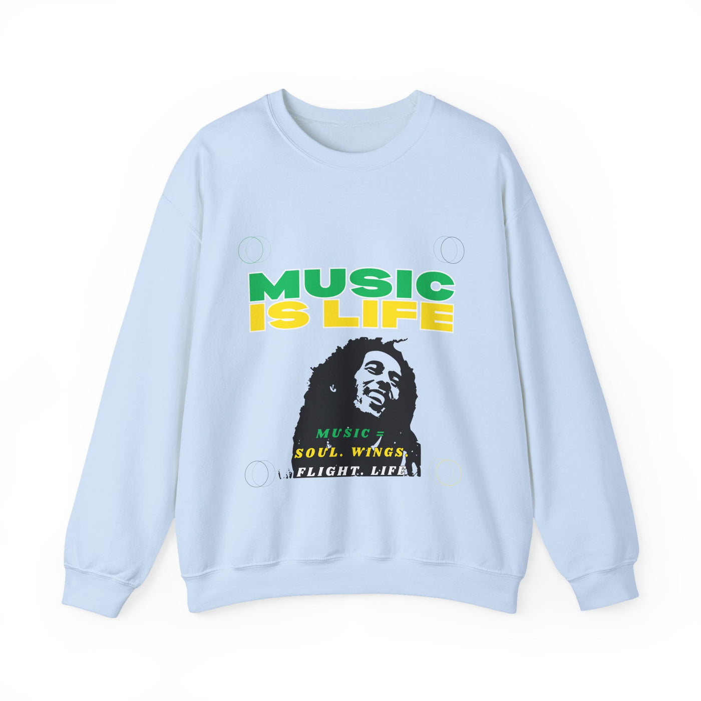 Music Is Life Bob Raggae Sweatshirt