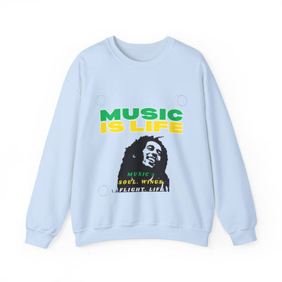 Music Is Life Bob Raggae Sweatshirt