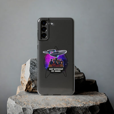 Galaxy-Inspired Soft Phone Case - Not Without My Gang, Star Trek Lovers Handyhülle