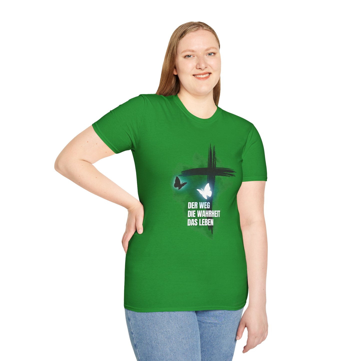 Faith-Inspired Unisex Softstyle T-Shirt – Spiritual, Jesus, Christian,