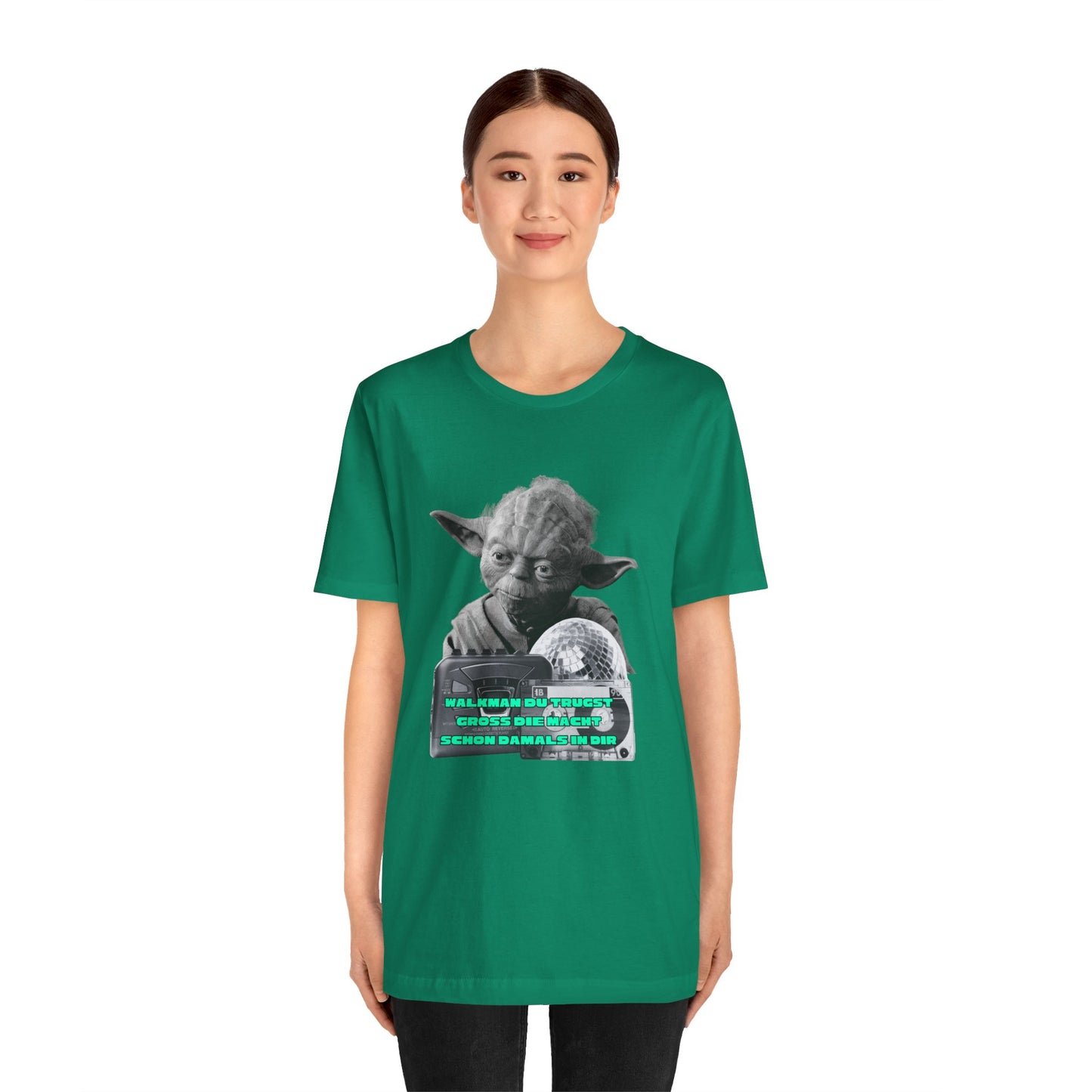 Funny Yoda Quote Unisex Tee - Walkman du kennst - erfahren du bist starwars