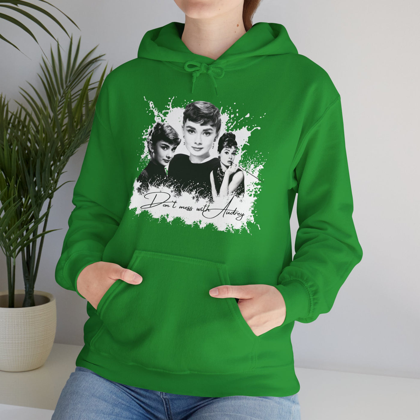 Retro Audrey Hepburn Hoodie - Classic Style