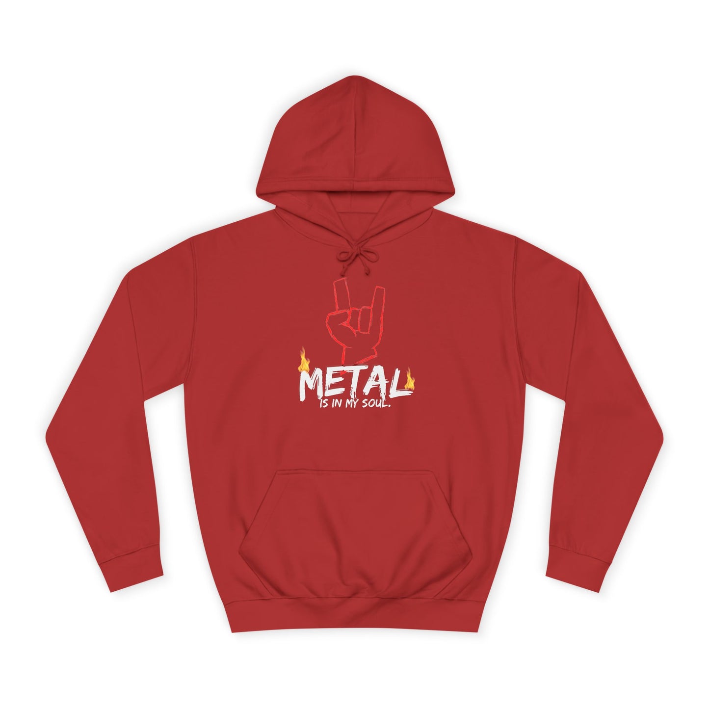 "Metal" Music Unisex College Hoodie