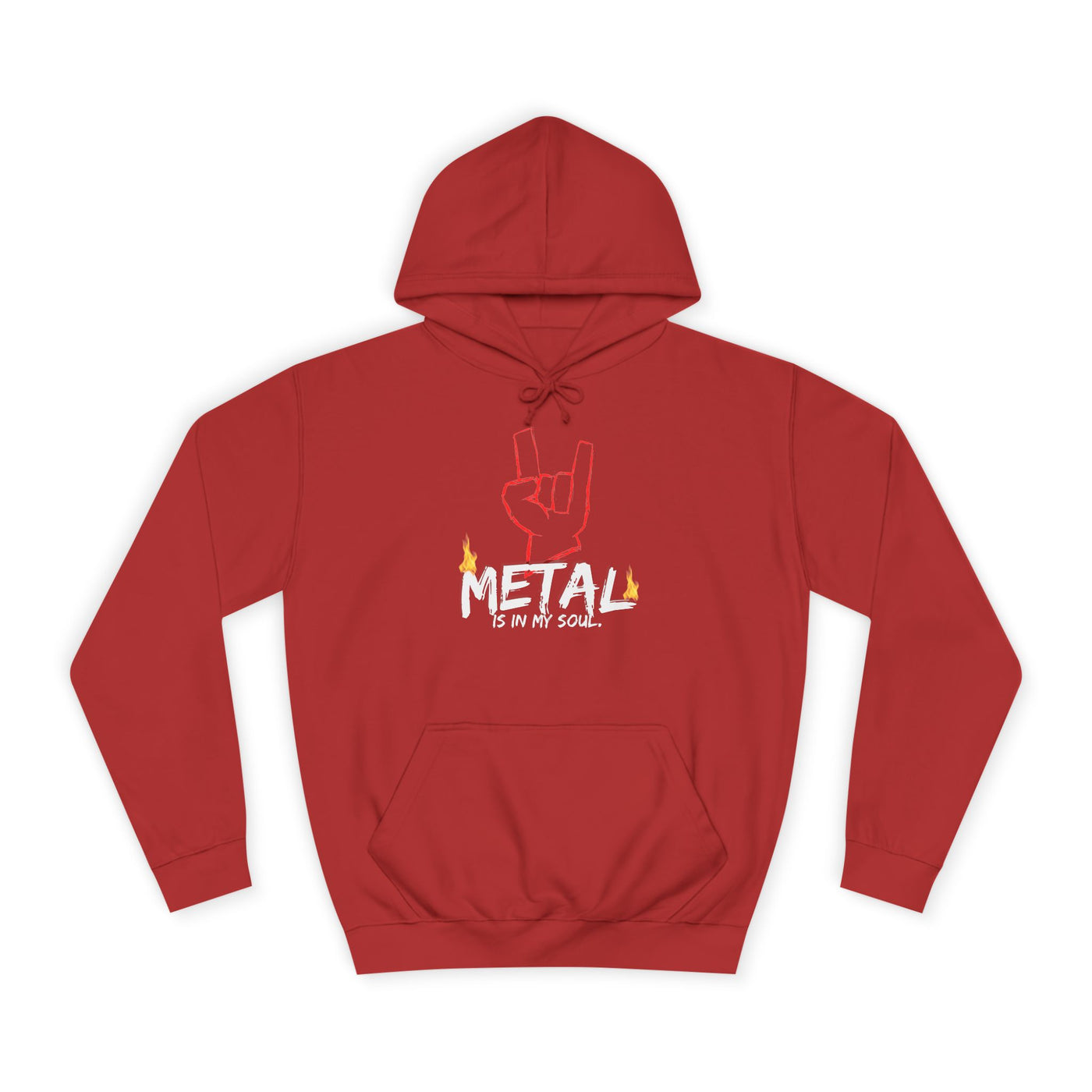 "Metal" Music Unisex College Hoodie