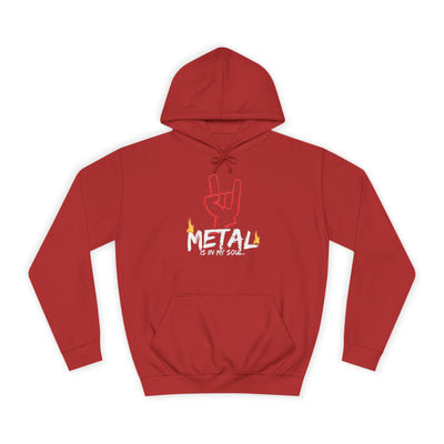 "Metal" Music Unisex College Hoodie