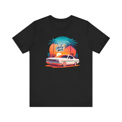 Chill Out Retro Car Tee - Unisex Jersey Short Sleeve Shirt