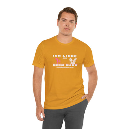 I Love My Husband "Shopping" Unisex Jersey Short Sleeve Tee
