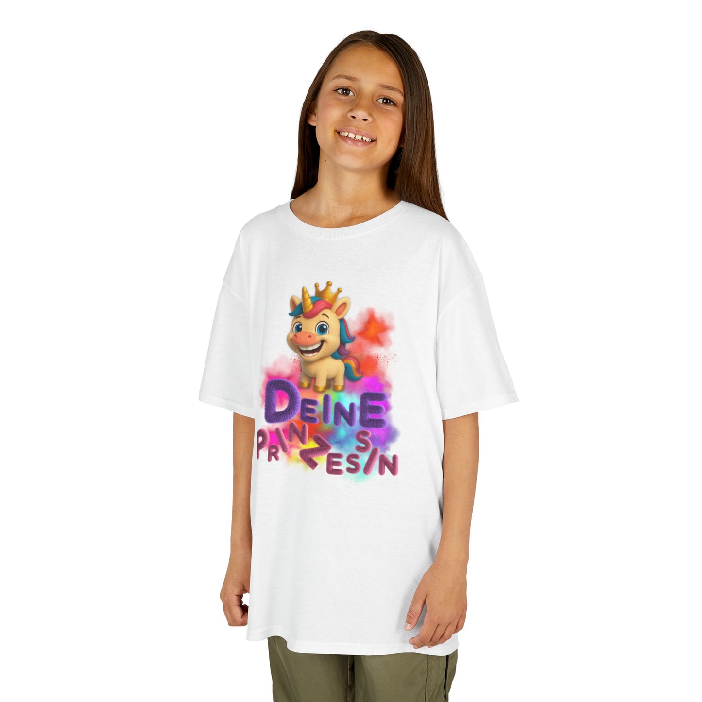 Colorful Kids Tee - “Your Princess” Design - Fun &amp; Playful Shirt for Young Royalty
