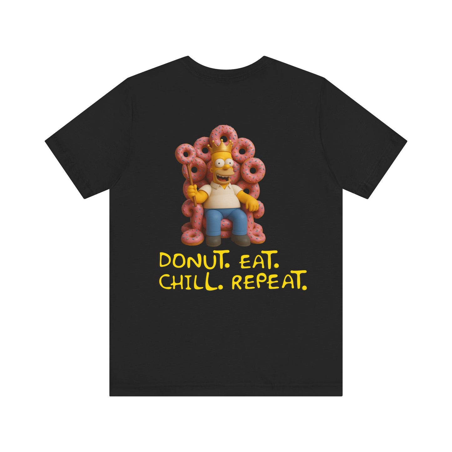 The Simpsons Donut Lover Tee - Funny Graphic T-Shirt -unisex