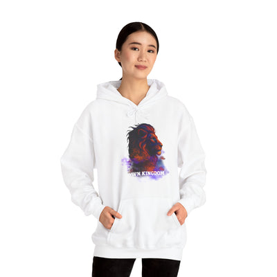 Inspirational Lion Hoodie "i am the king of my kingdom"