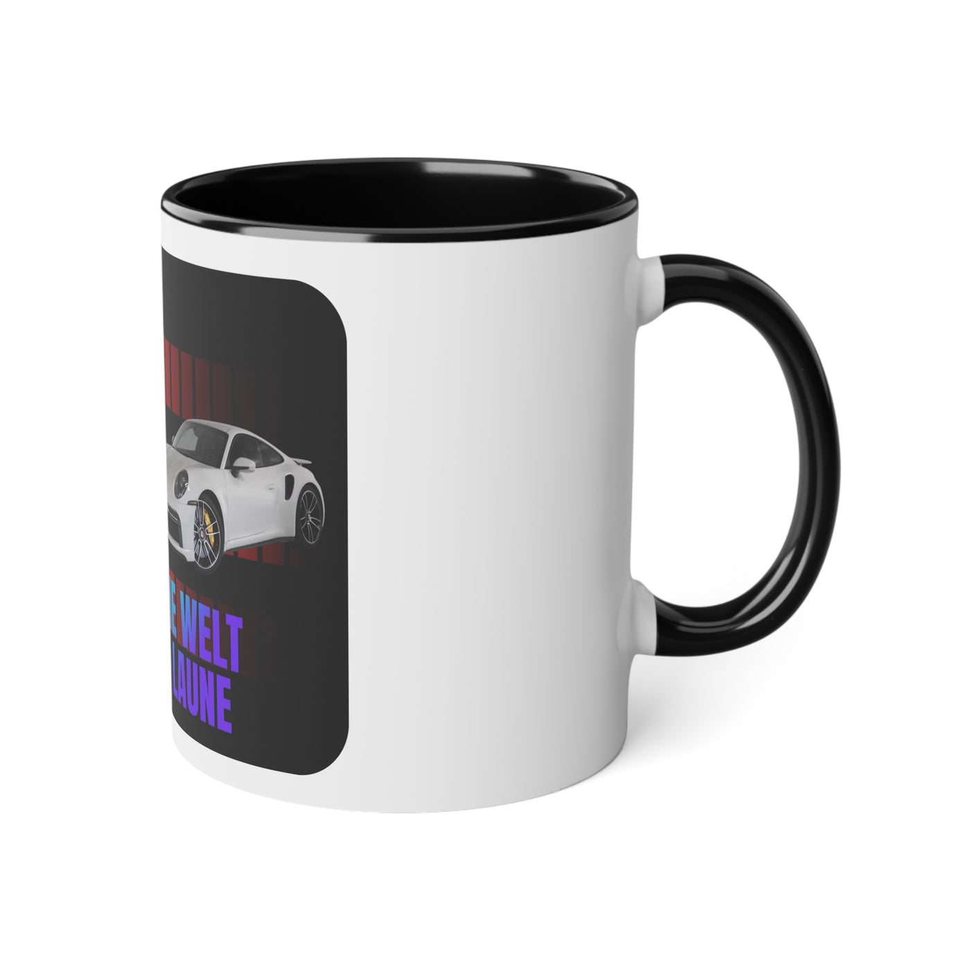 KITT and Porsche Die Laune Mug, KITT Mug, Porsche Mug, Tasse