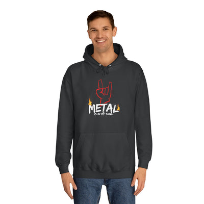 "Metal" Music Unisex College Hoodie