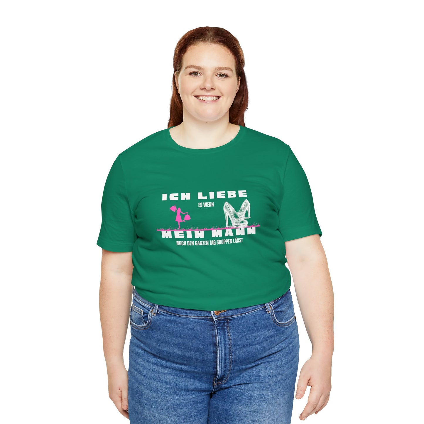 I Love My Husband "Shopping" Unisex Jersey Short Sleeve Tee