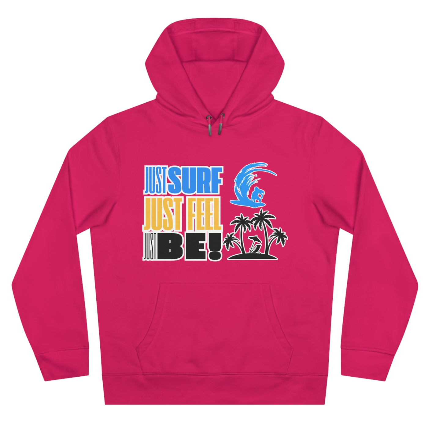 Just Surf Hooded Sweatshirt - Perfect for Beach Lovers and Surf Enthusiasts