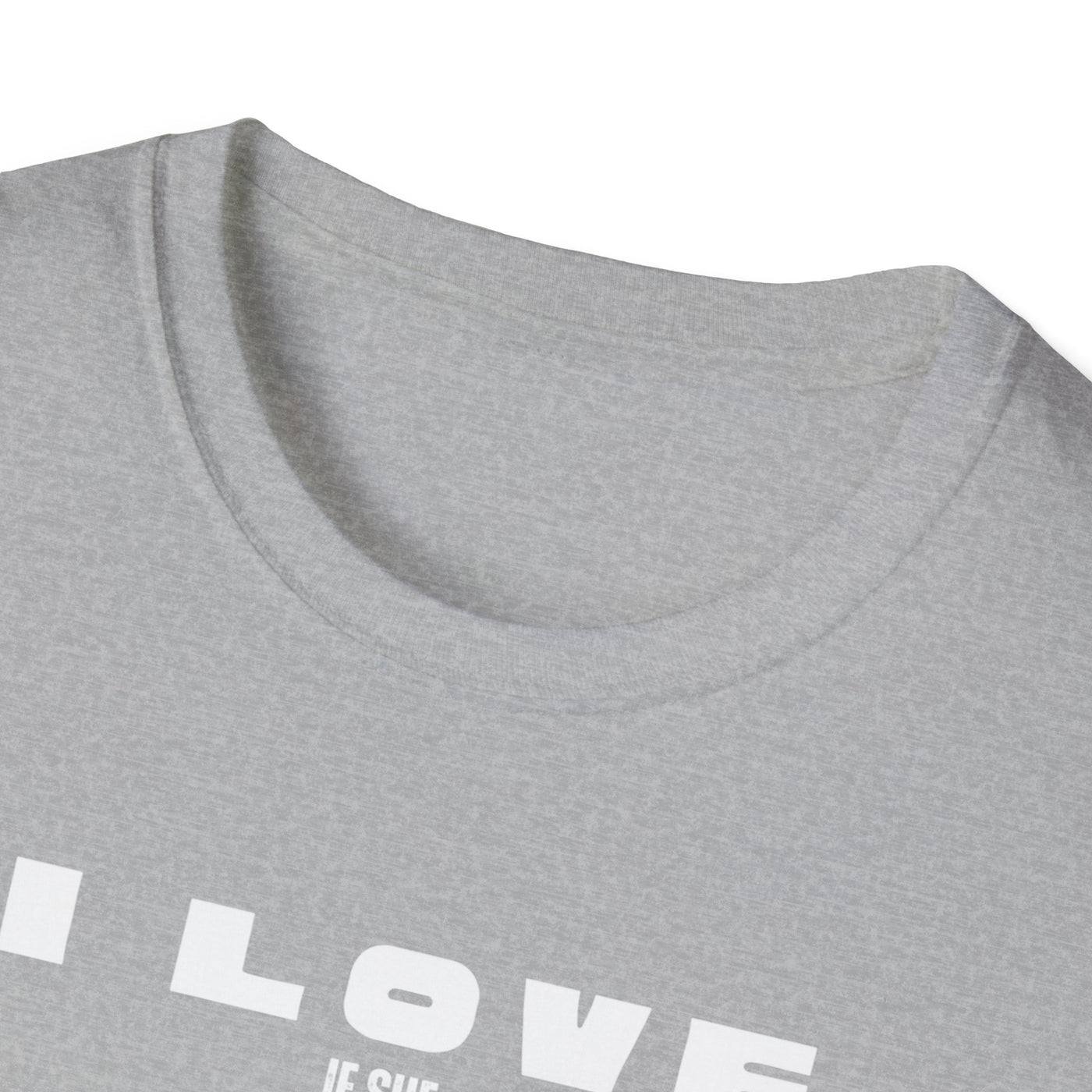 Minimalist Red Graphic Unisex T-Shirt - I love my wife 